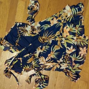 Spaghetti strap Mini dress with zipper back